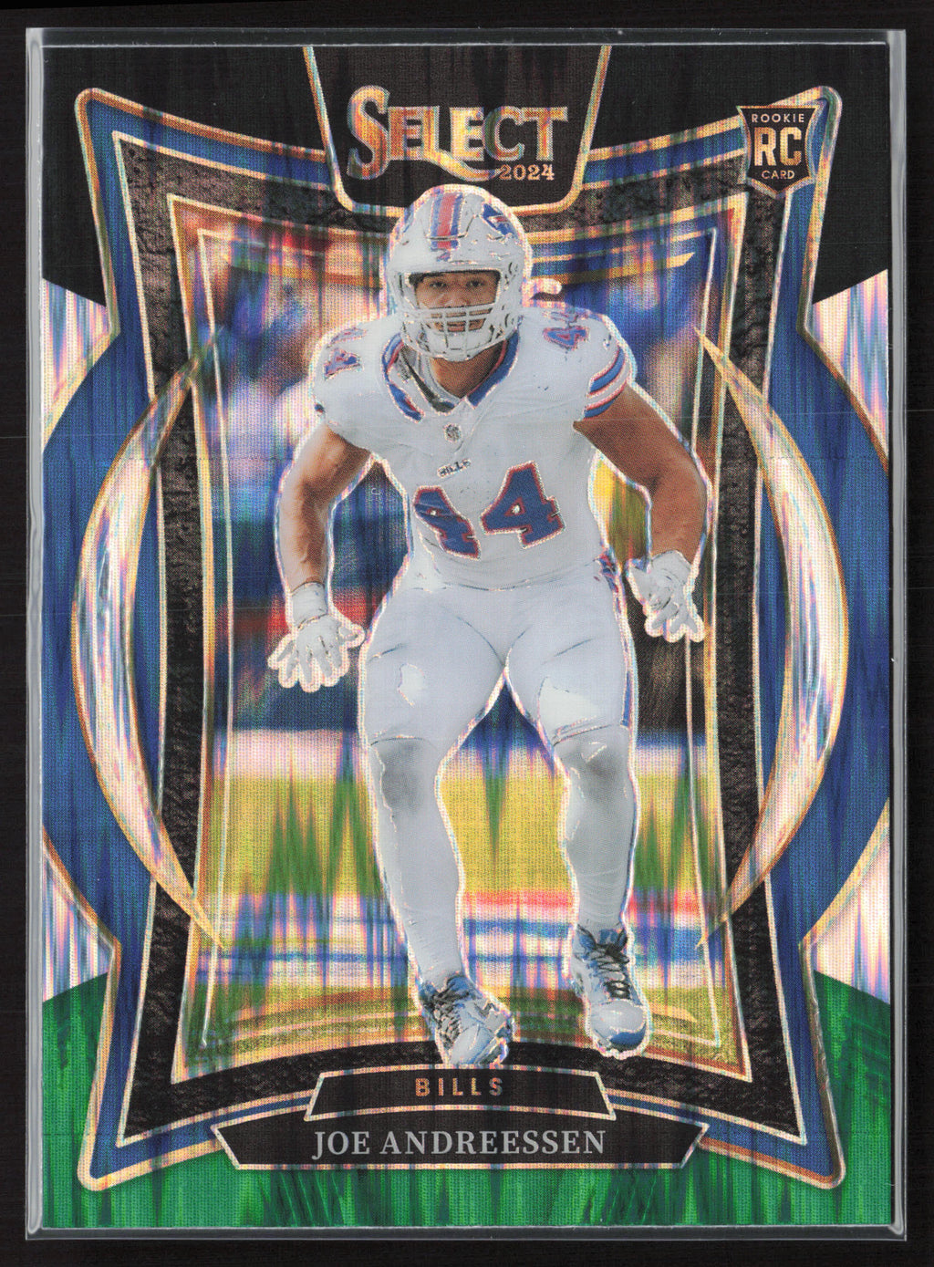 2024 Panini Select #20 Joe Andreessen Black & Green Prizm Shock