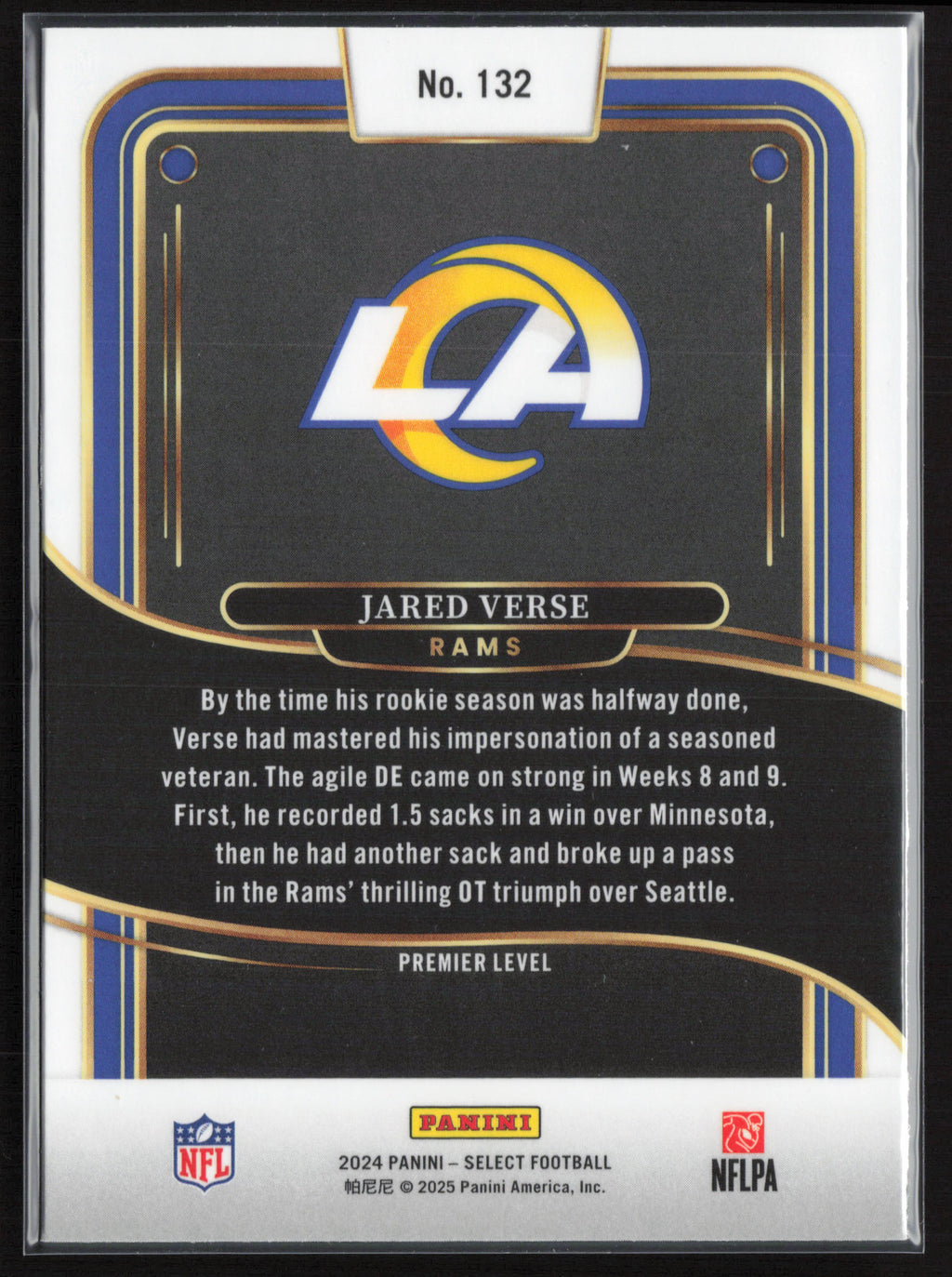 2024 Panini Select #132 Jared Verse