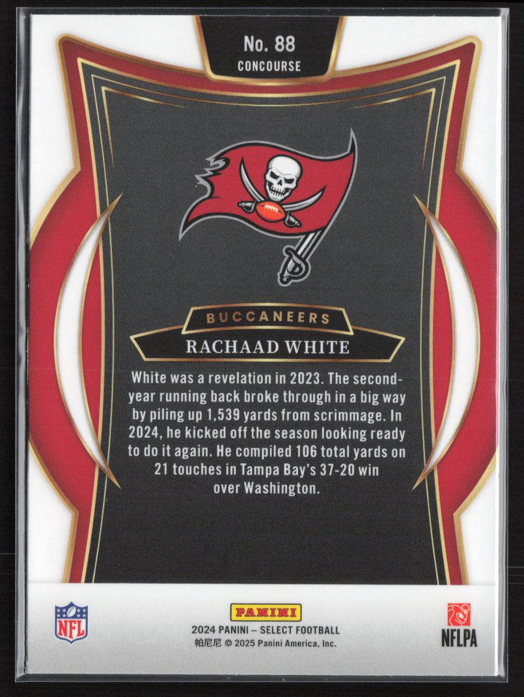 2024 Panini Select #88 Rachaad White