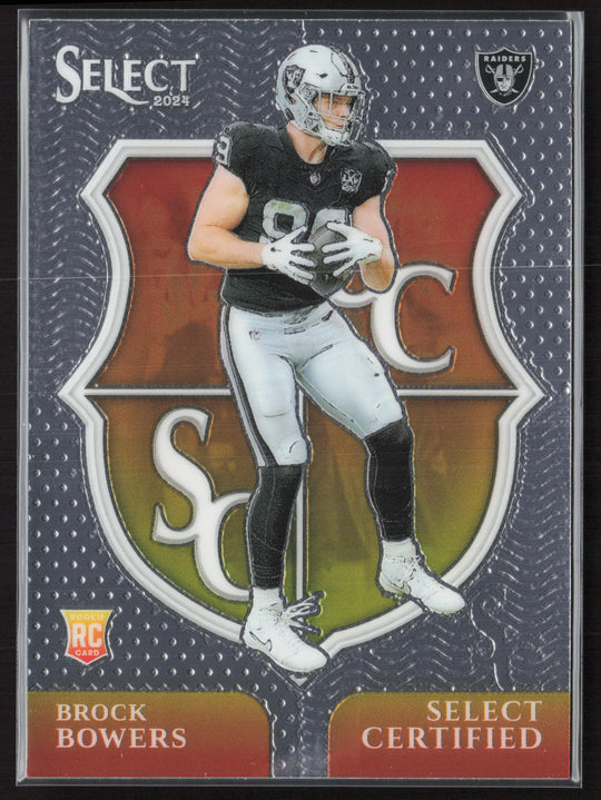 2024 Panini Select #7 Brock Bowers Select Certified Rookies