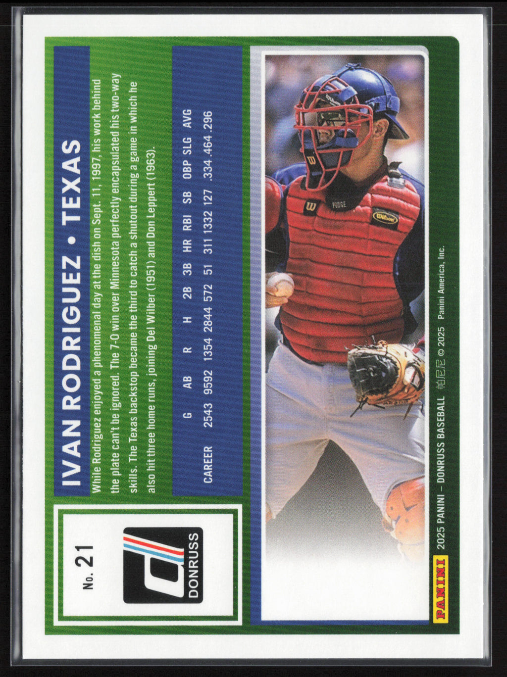 2025 Donruss #21 Ivan Rodriguez