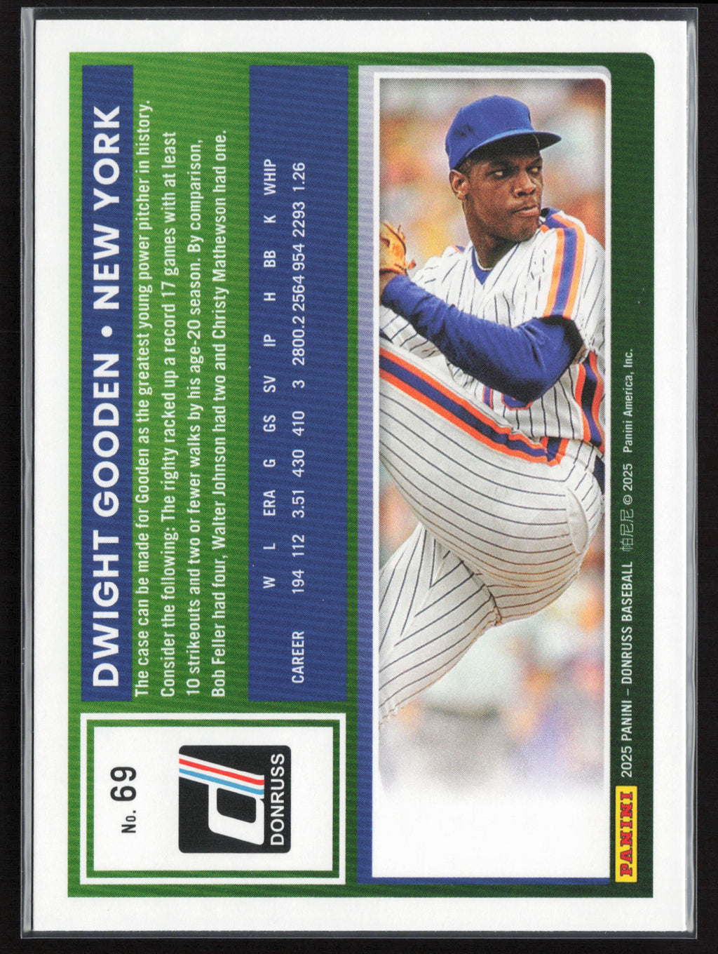 2025 Donruss #69 Dwight Gooden
