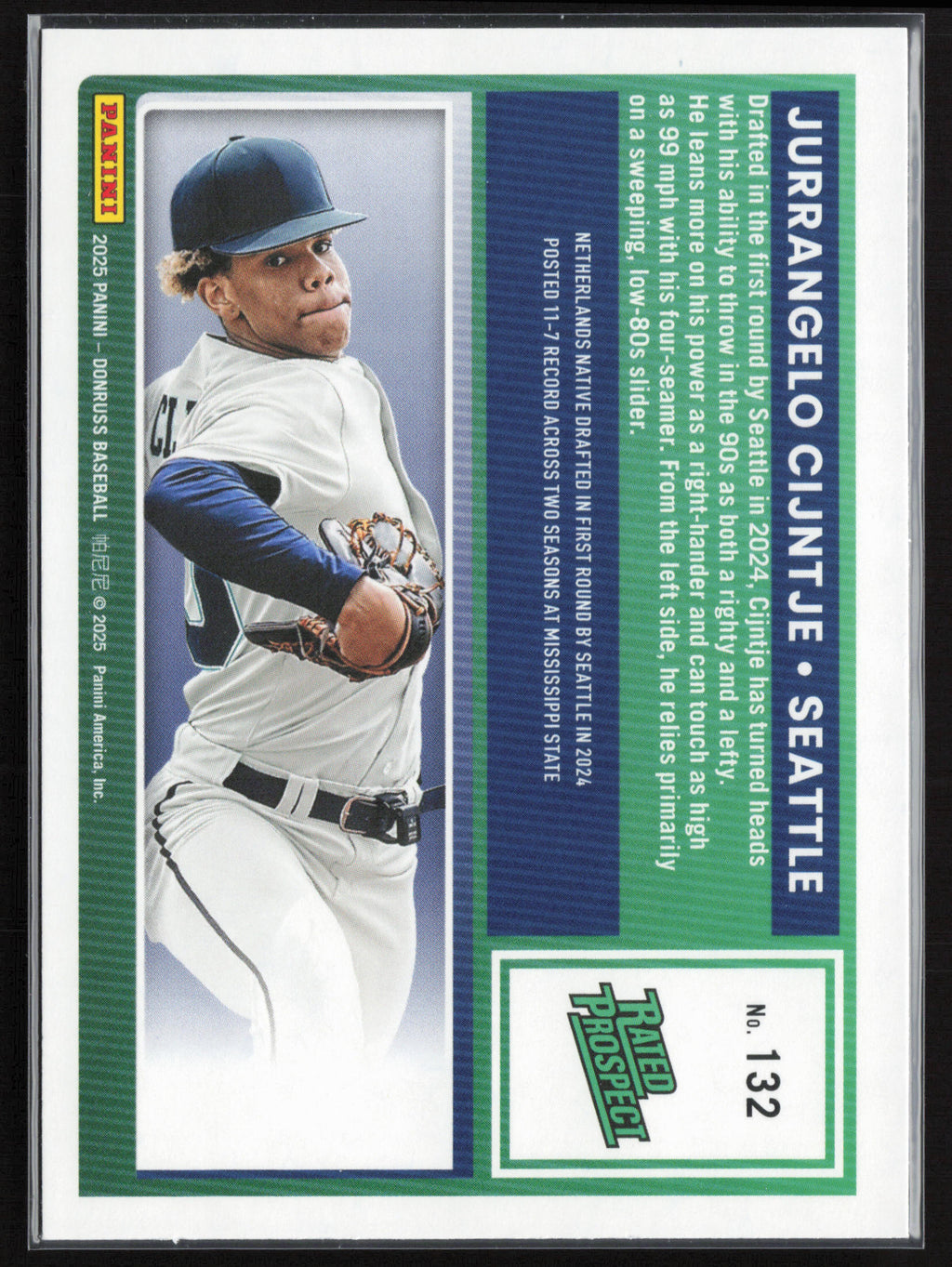 2025 Donruss #132 Jurrangelo Cijntje
