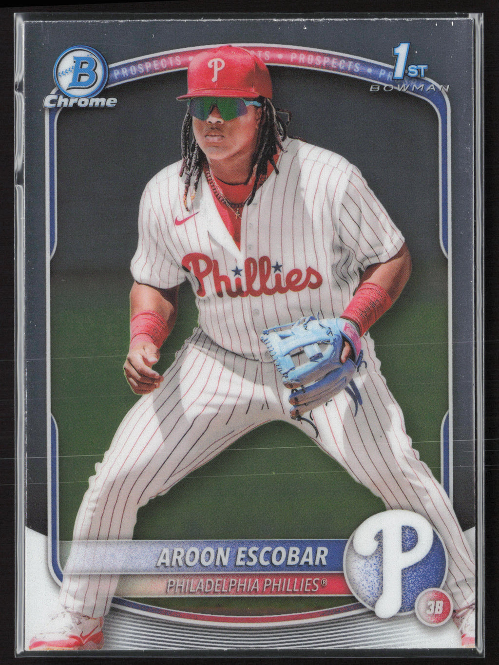 2025 Bowman #BCP-65 Aroon Escobar Chrome Prospects
