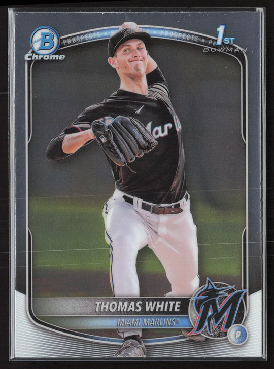 2025 Bowman #BCP-69 Thomas White Chrome Prospects