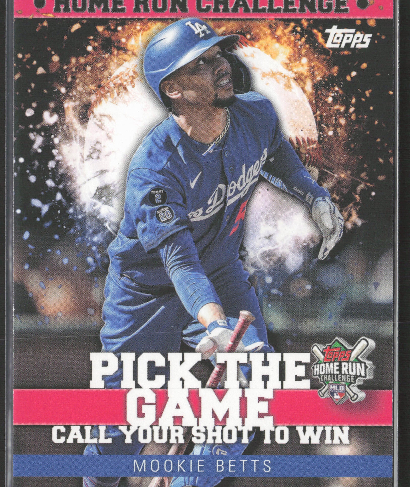 2022 Topps #HRC-14 Mookie Betts Home Run Challenge Code Cards (Series One)