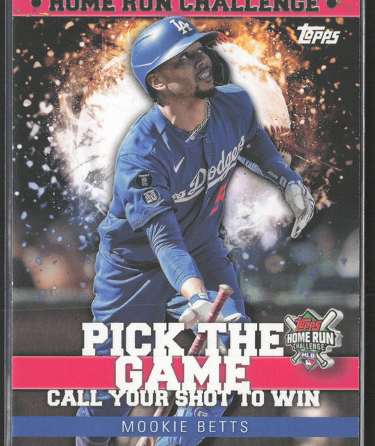 2022 Topps #HRC-14 Mookie Betts Home Run Challenge Code Cards (Series One)