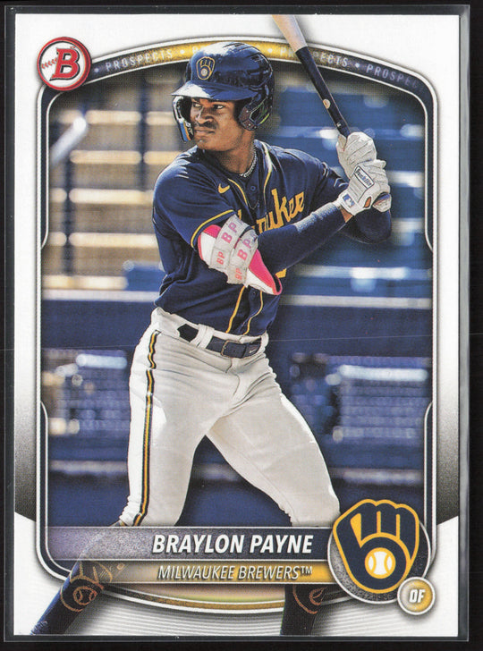 2025 Bowman #BP-148 Braylon Payne Prospects