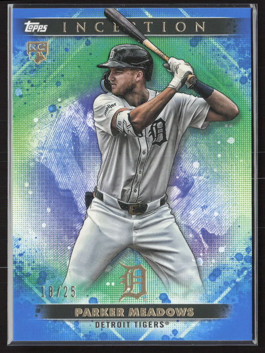 2024 Topps Inception #62 Parker Meadows Blue #/25