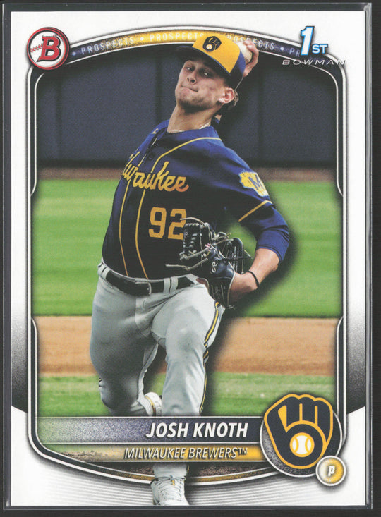2025 Bowman #BP-136 Josh Knoth Prospects