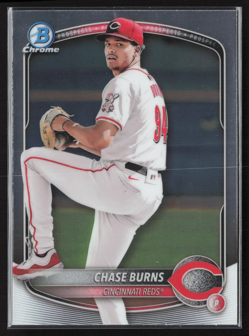 2025 Bowman #BCP-122 Chase Burns Chrome Prospects