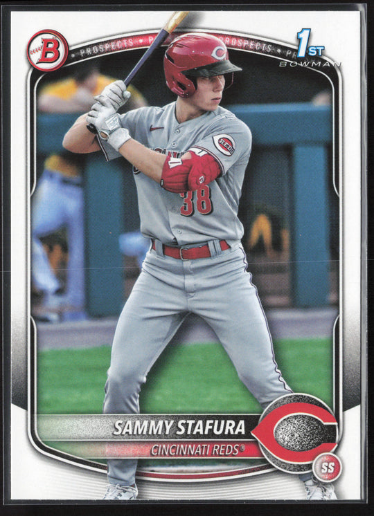 2025 Bowman #BP-100 Sammy Stafura Prospects