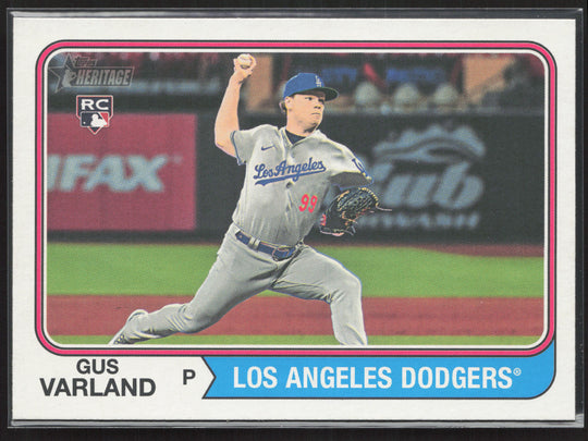 2023 Topps Heritage #563 Gus Varland