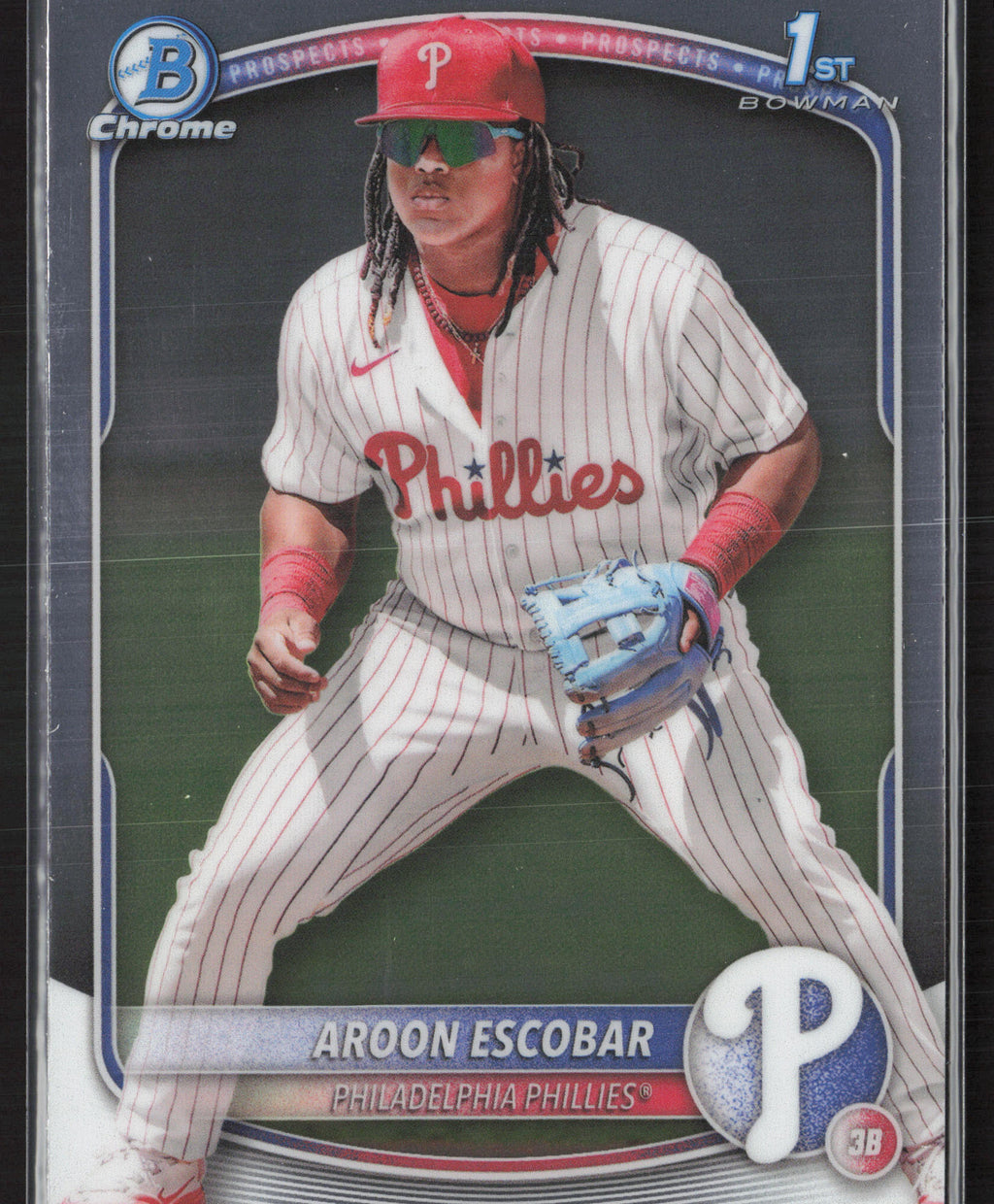 2025 Bowman #BCP-65 Aroon Escobar Chrome Prospects