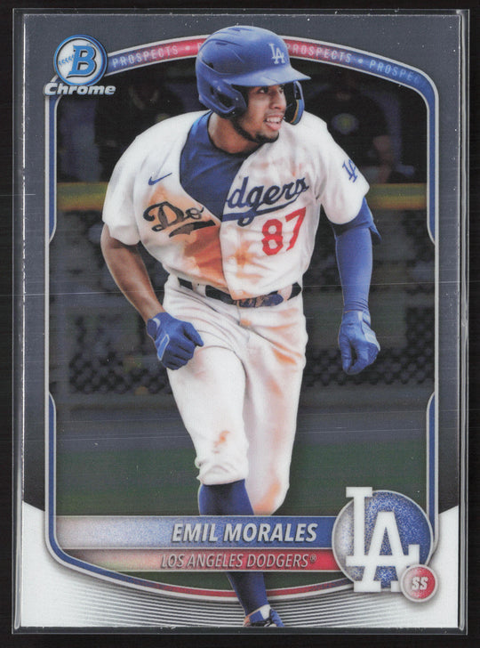 2025 Bowman #BCP-127 Emil Morales Chrome Prospects
