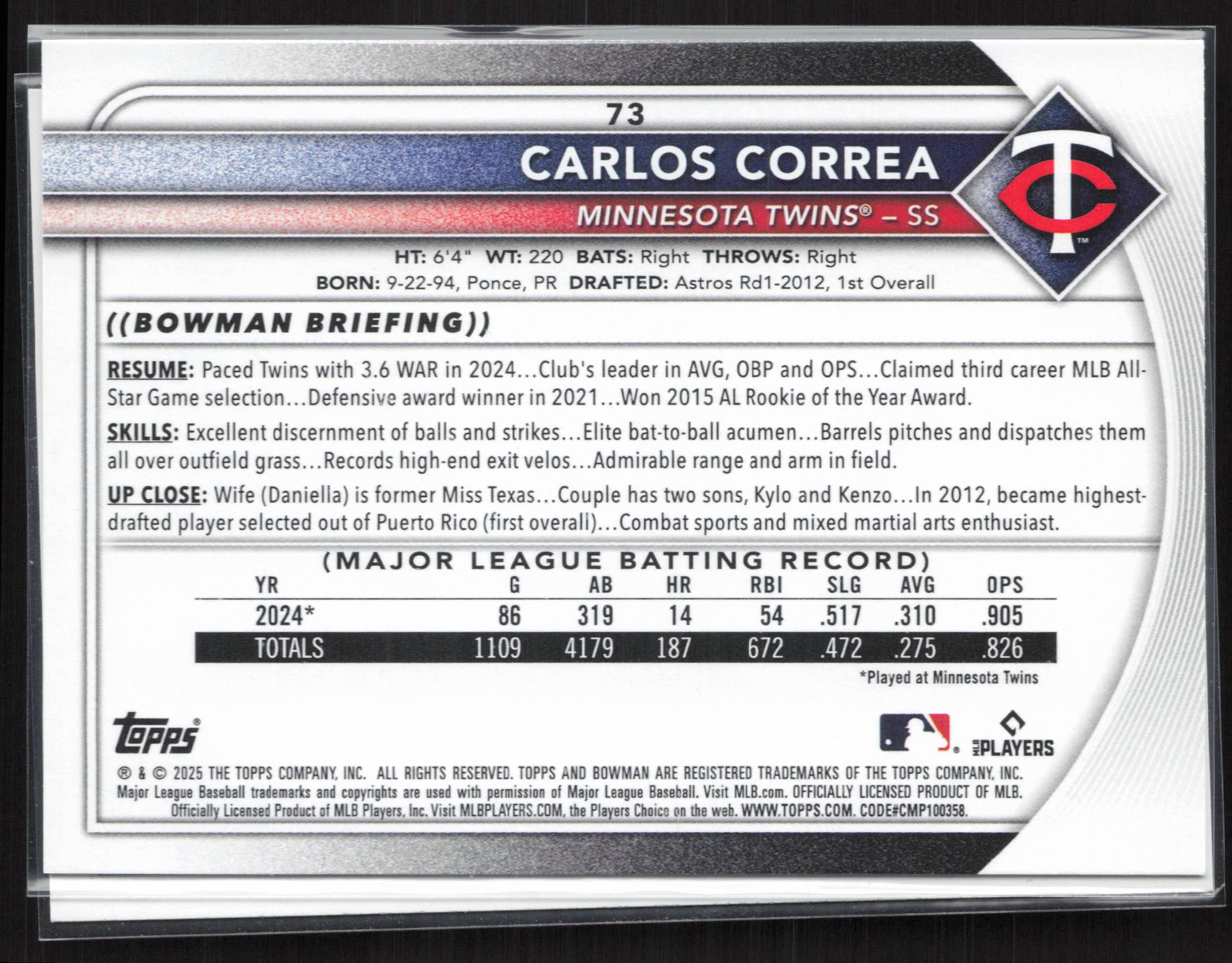 2022 Topps #638 Lewis Brinson