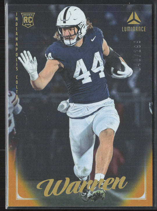 2025 Panini Luminance #138 Tyler Warren Gold #/299