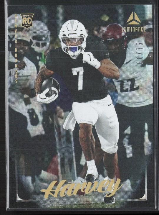 2025 Panini Luminance #174 RJ Harvey Black #/75