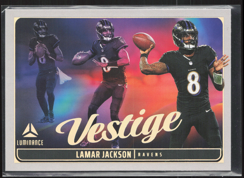 2025 Panini Luminance #4 Lamar Jackson Vestige