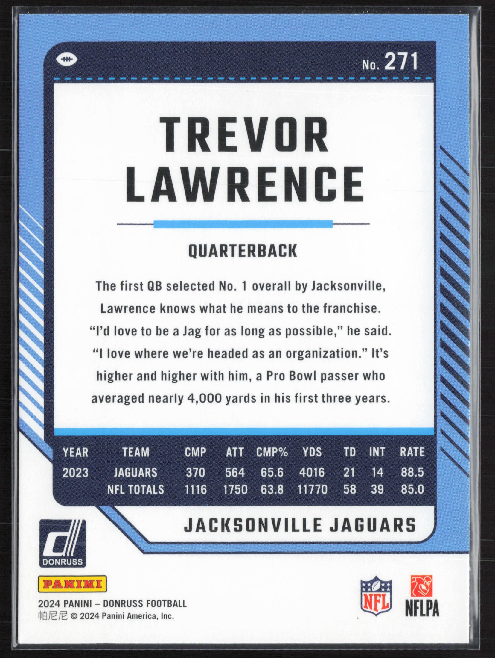 2024 Donruss #271 Trevor Lawrence
