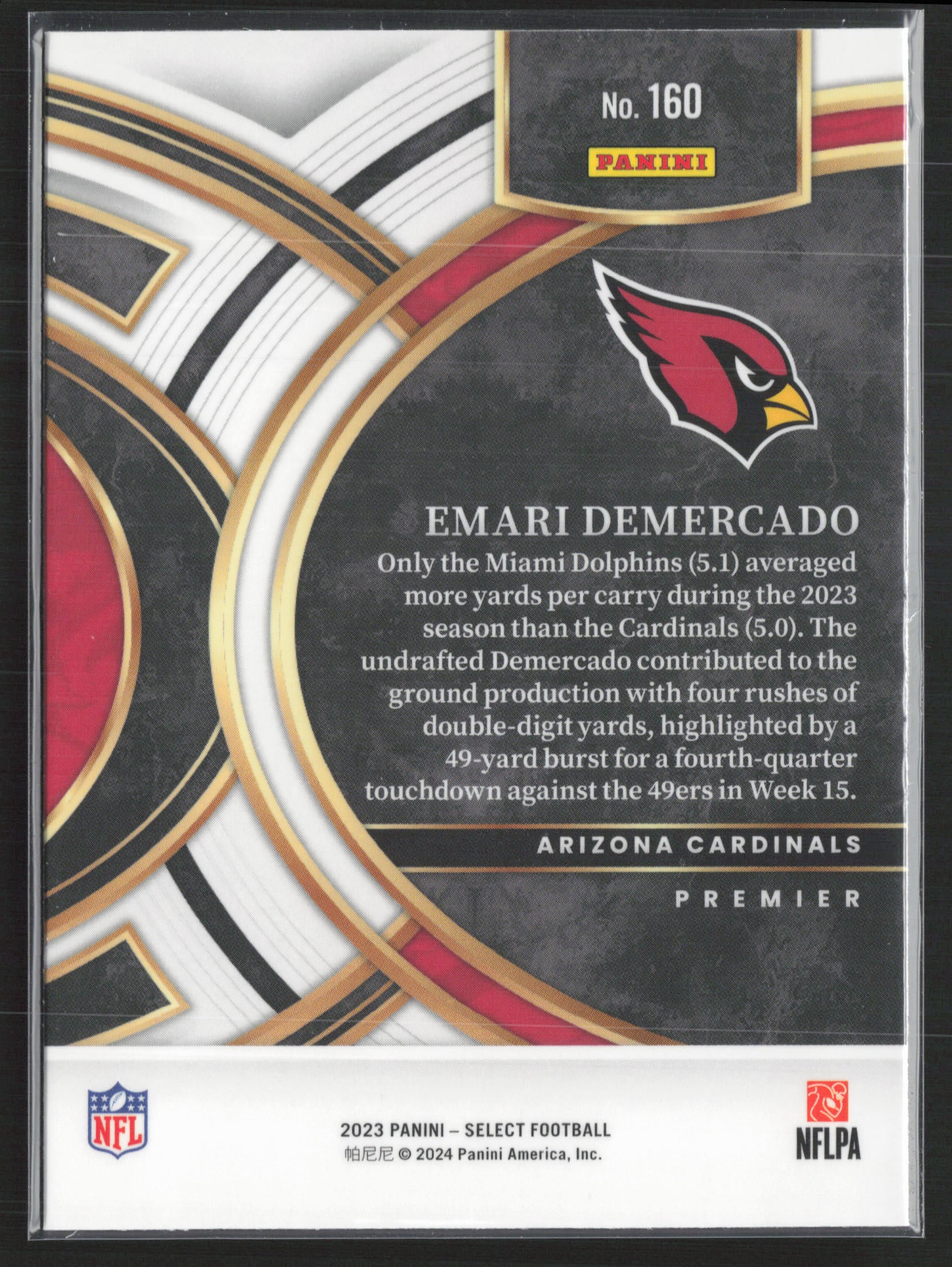 2023 Panini Select #160 Emari Demercado