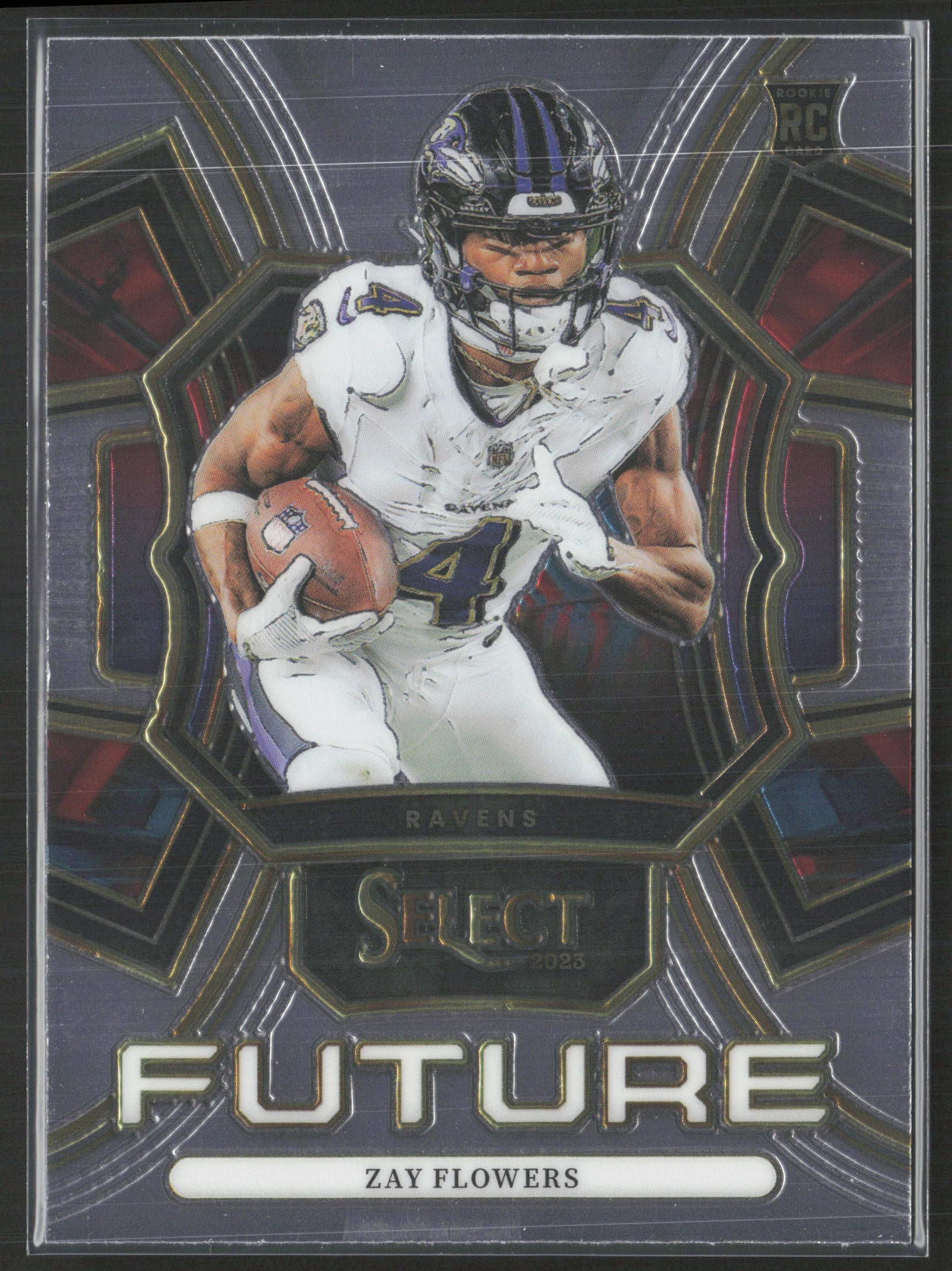 2023 Panini Select #FUT-ZFL Zay Flowers Select Future