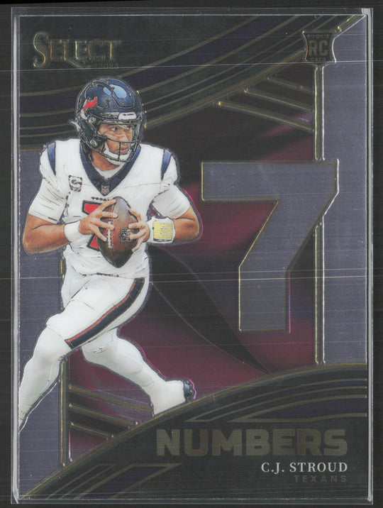 2023 Panini Select #NMB-CST C.J. Stroud Select Numbers