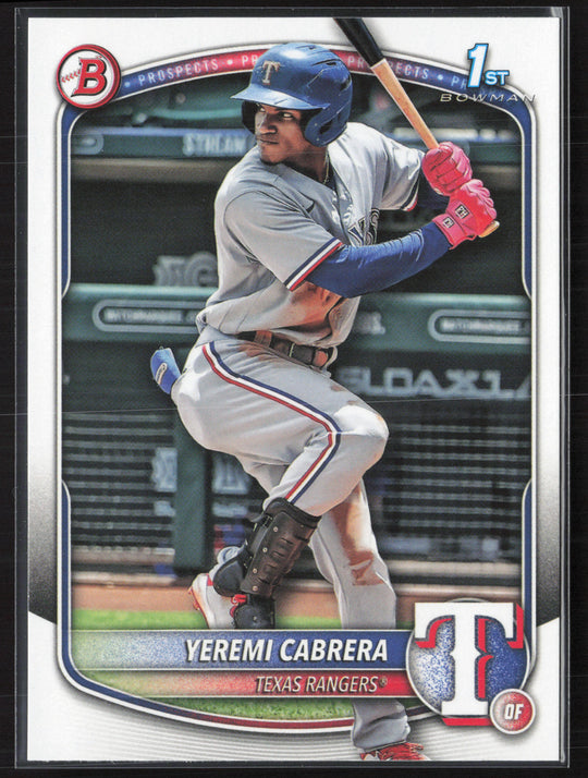 2025 Bowman #BP-146 Yeremi Cabrera Prospects