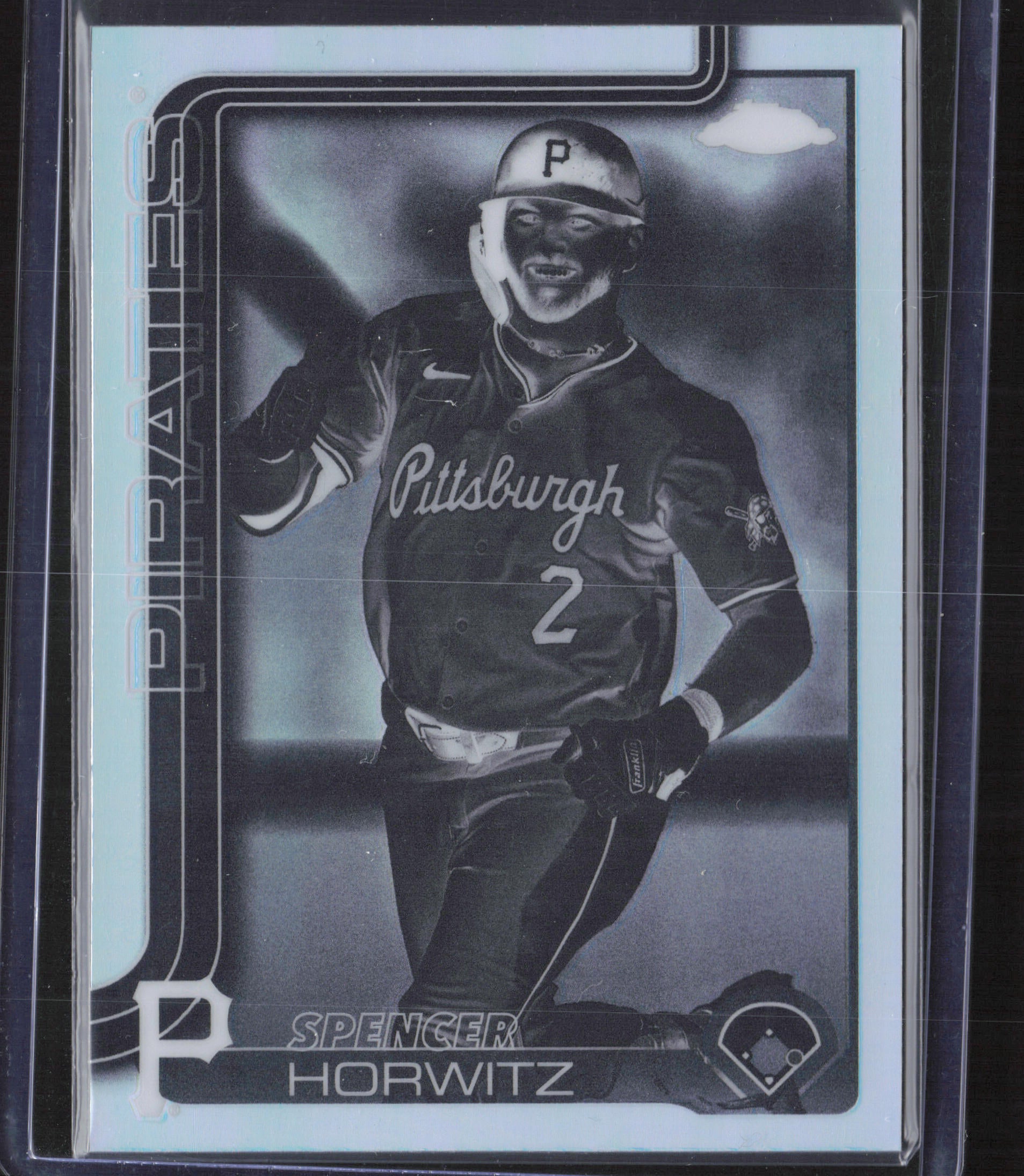 2025 Topps Chrome #243 Spencer Horwitz Negative Refractors