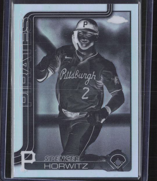 2025 Topps Chrome #243 Spencer Horwitz Negative Refractors