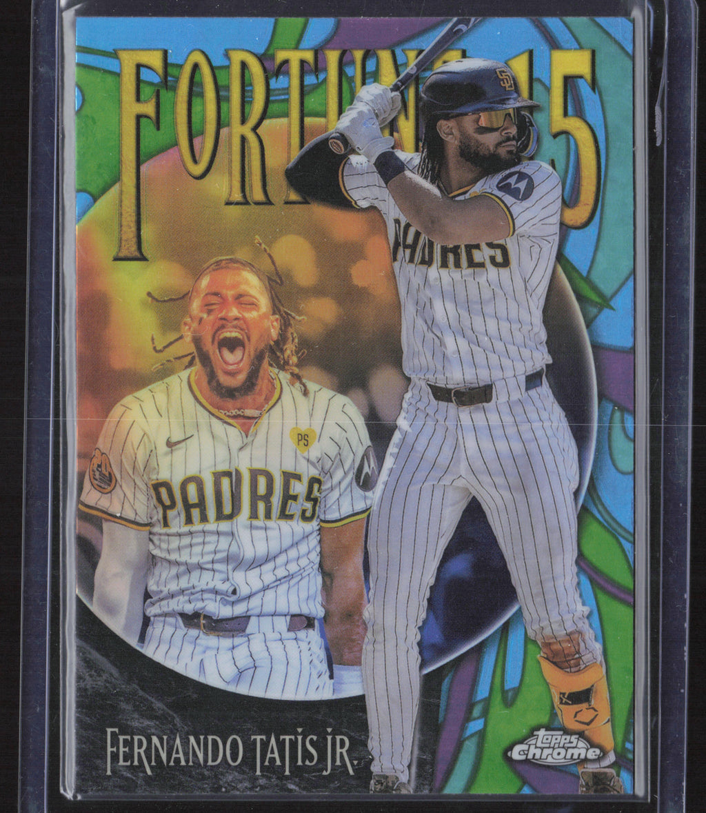 2025 Topps Chrome #F15-3 Fernando Tatis Jr. Fortune 15