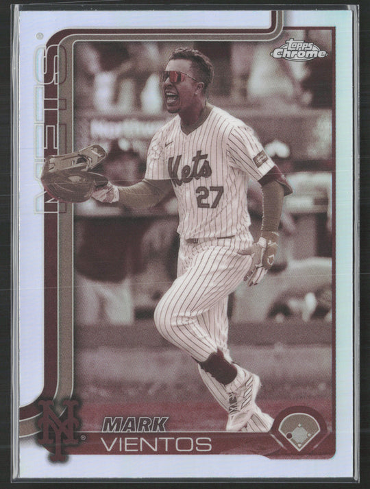 2025 Topps Chrome #129 Mark Vientos Sepia Refractors
