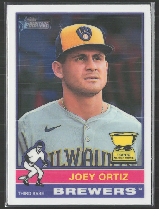 2025 Topps Heritage #207 Joey Ortiz Chrome
