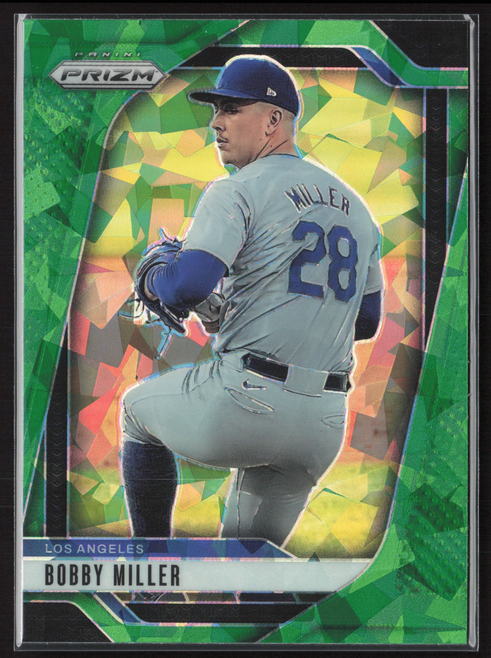 2025 Panini Prizm #84 Bobby Miller Green Ice Prizms