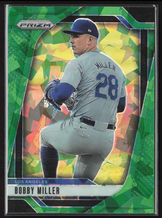 2025 Panini Prizm #84 Bobby Miller Green Ice Prizms
