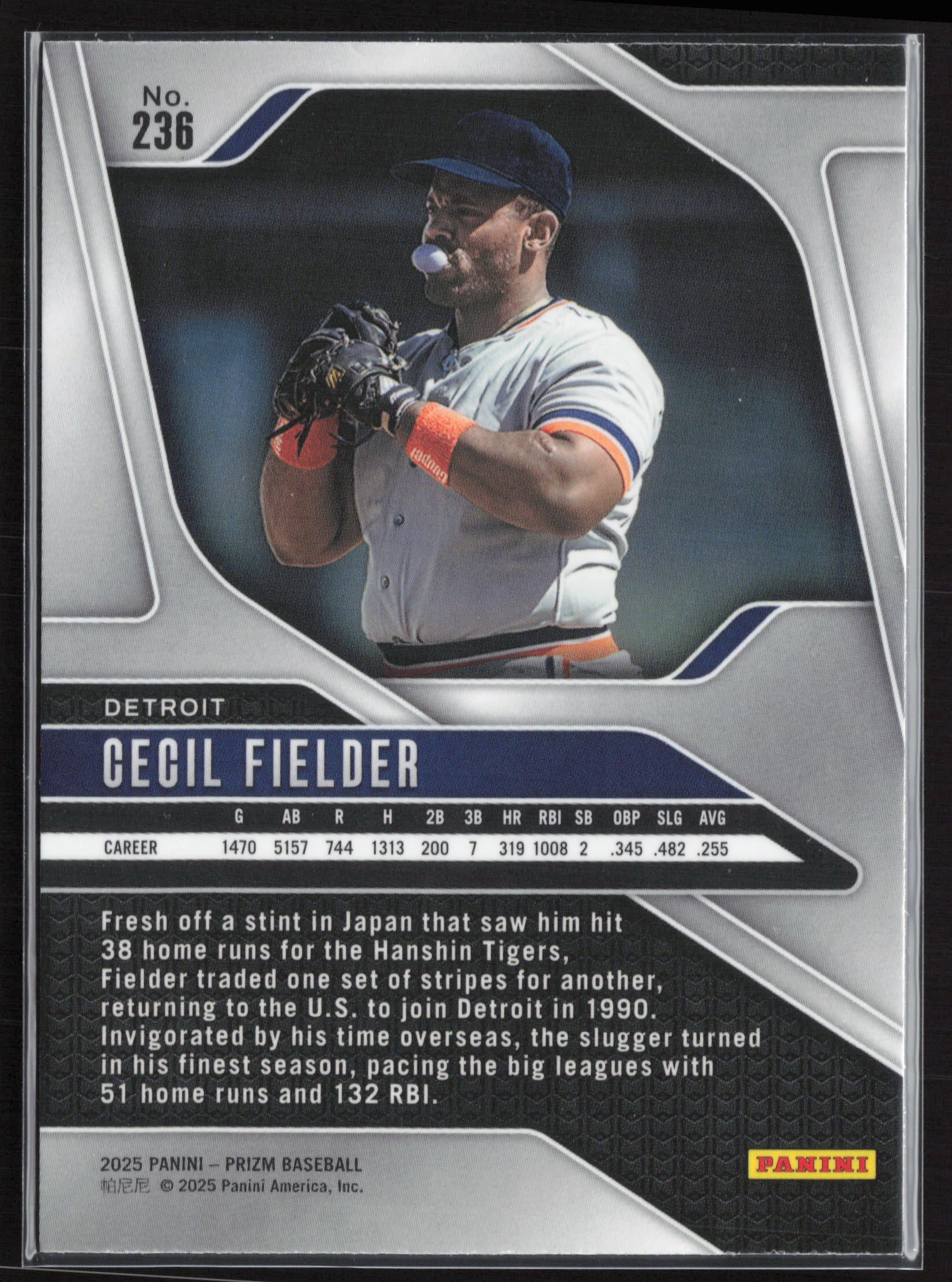 2025 Panini Prizm #236 Cecil Fielder