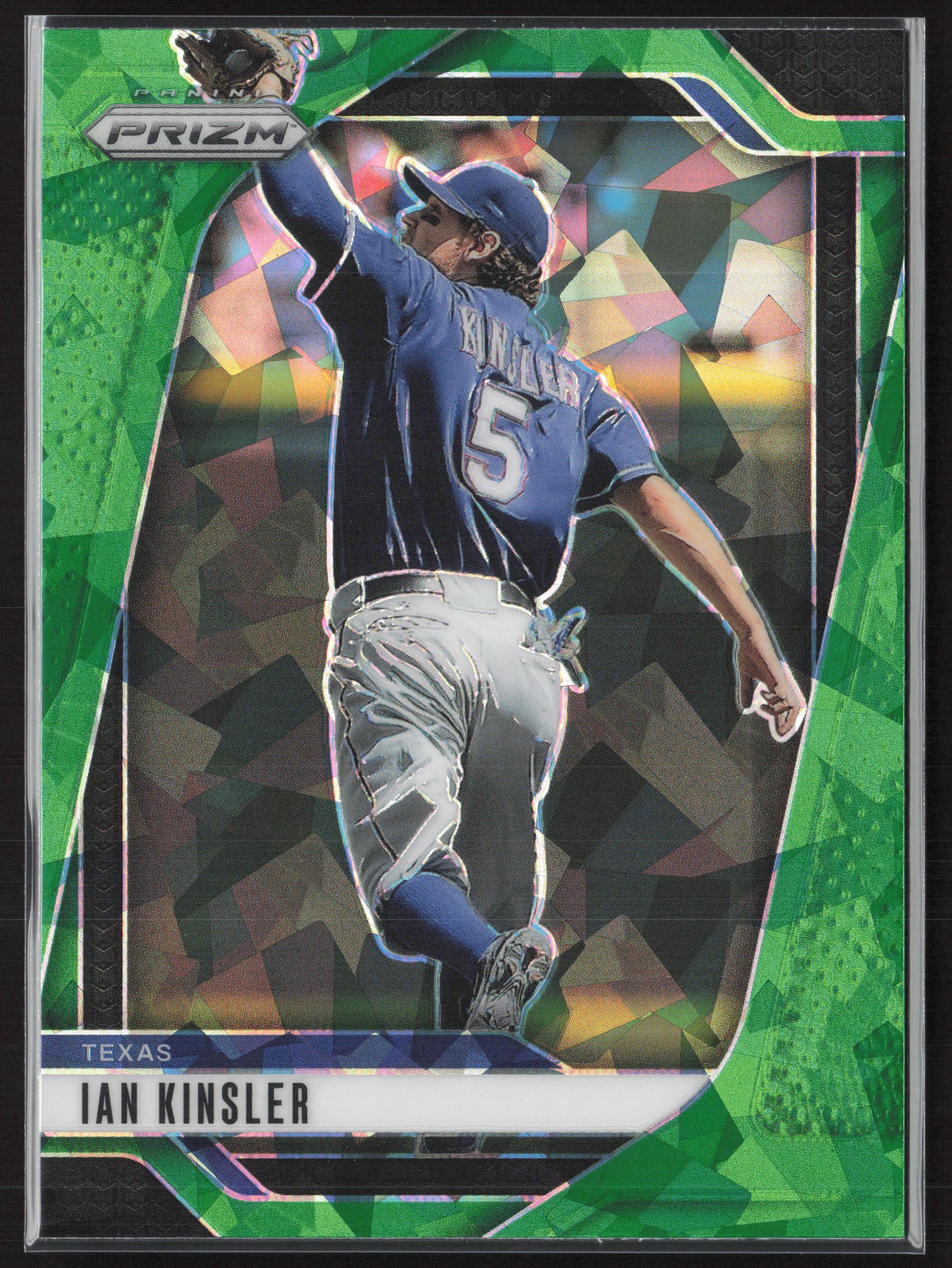 2025 Panini Prizm #261 Ian Kinsler Green Ice Prizms