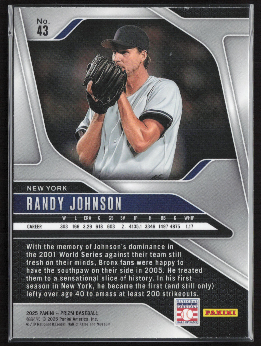 2025 Panini Prizm #43 Randy Johnson