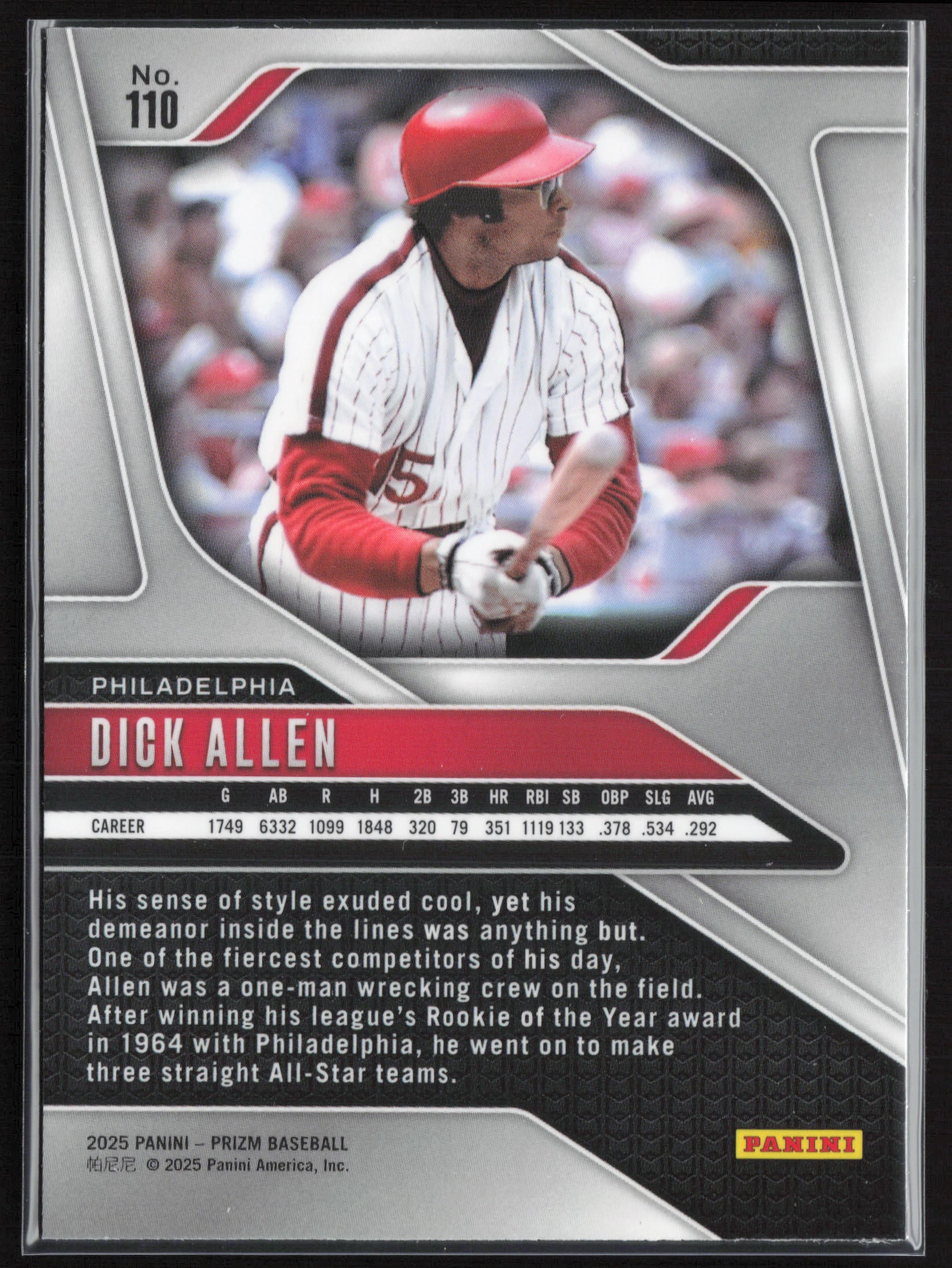 2025 Panini Prizm #110 Dick Allen