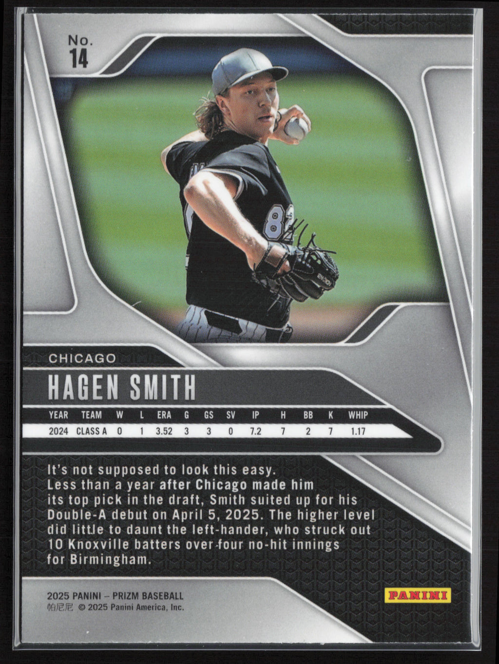 2025 Panini Prizm #14 Hagen Smith