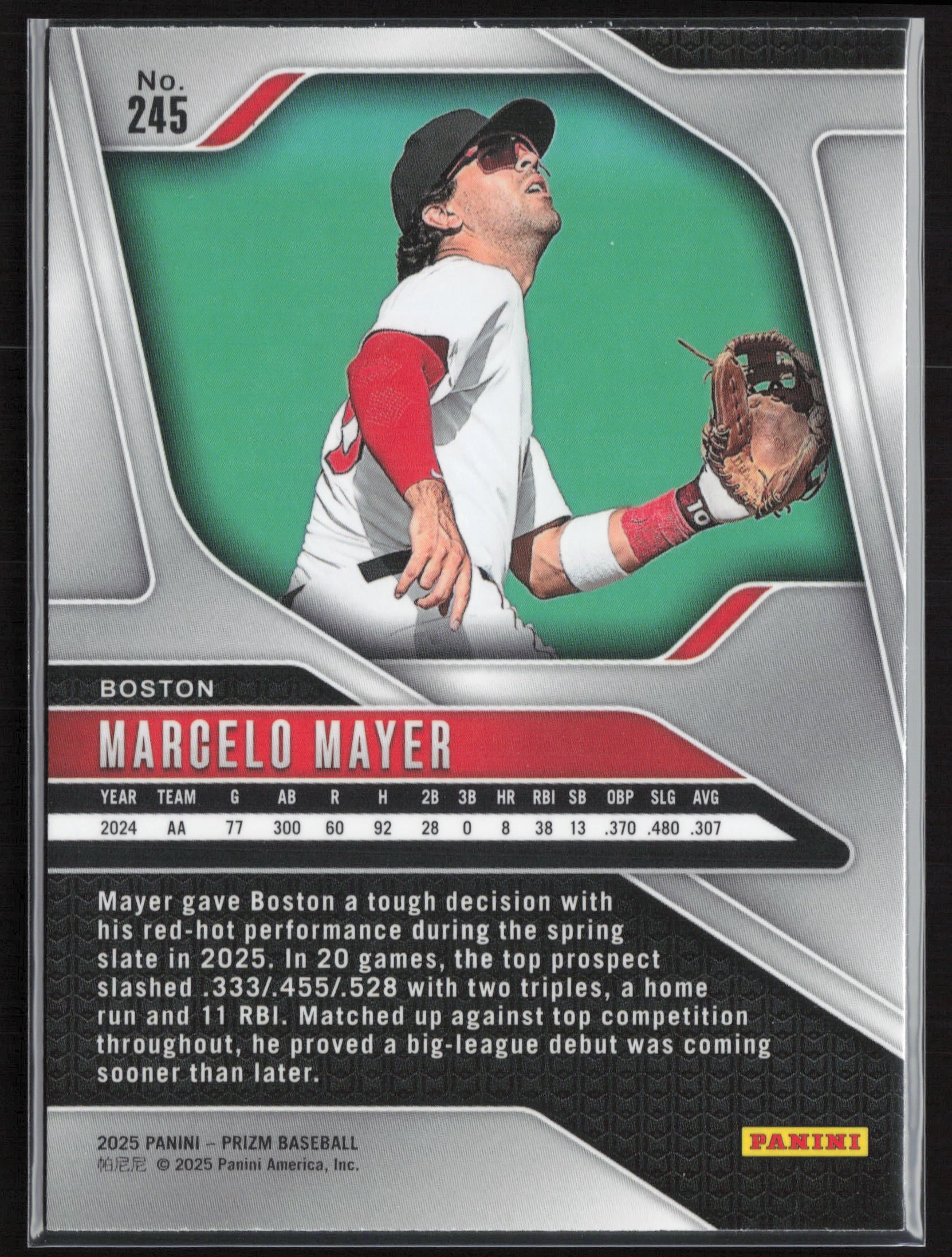 2025 Panini Prizm #245 Marcelo Mayer