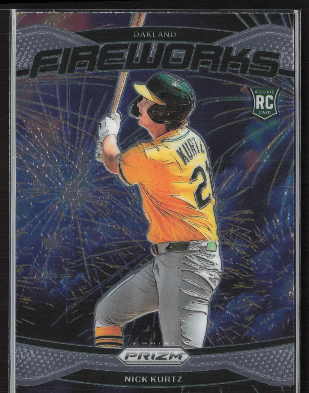 2025 Panini Prizm #23 Nick Kurtz Fireworks