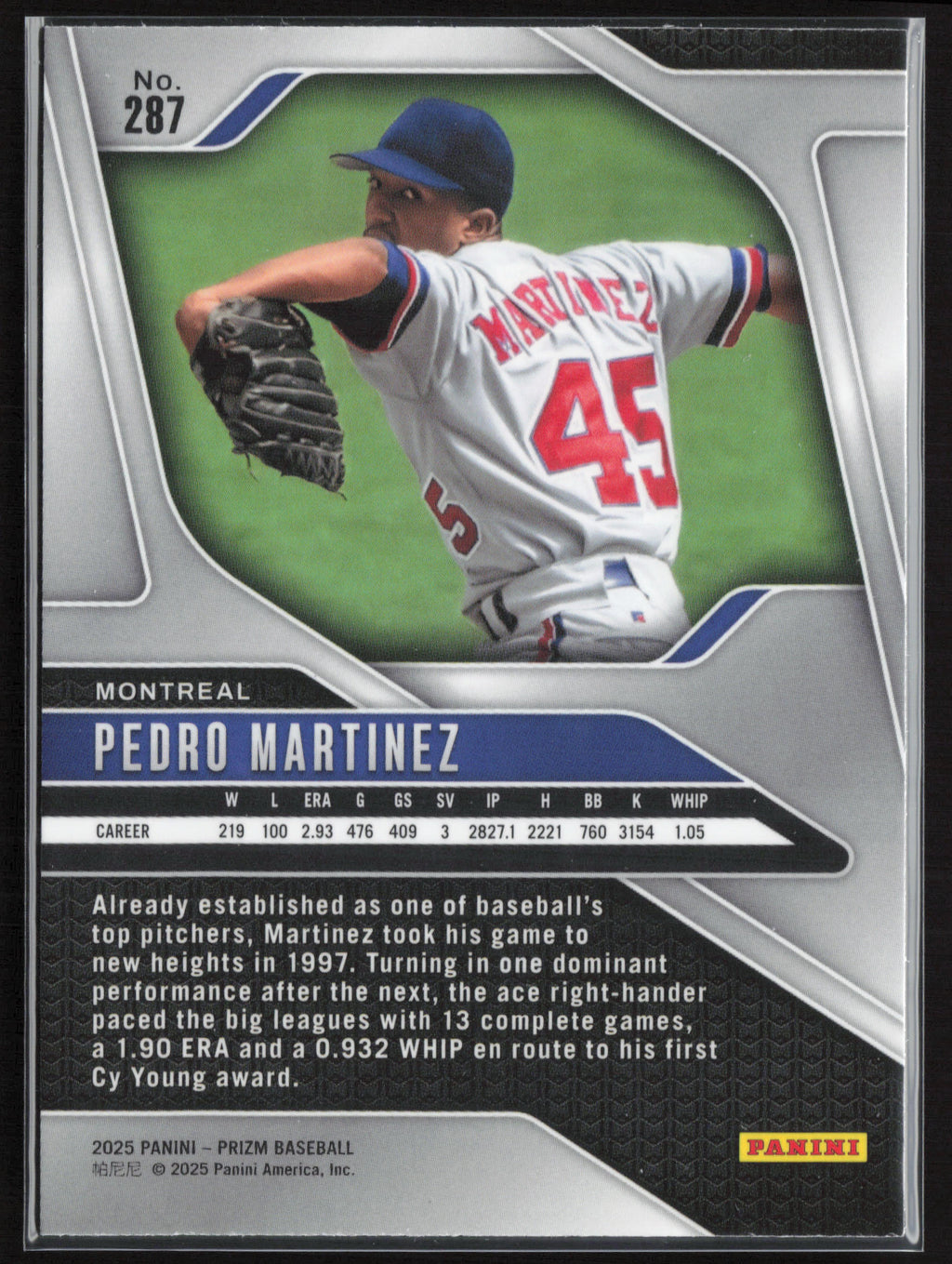2025 Panini Prizm #287 Pedro Martinez