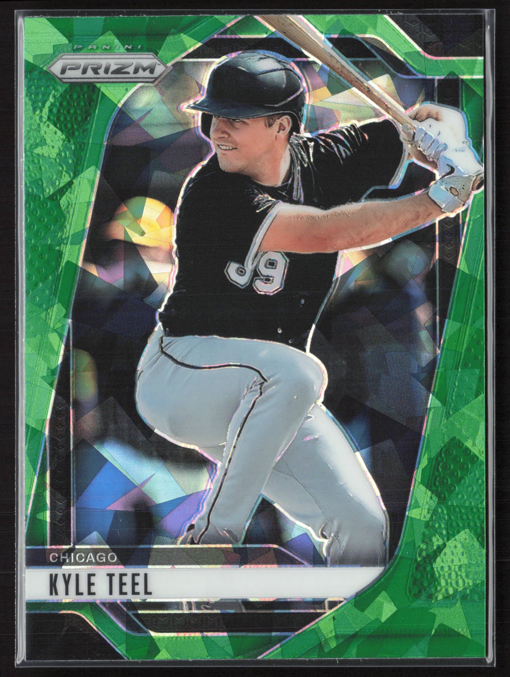 2025 Panini Prizm #193 Kyle Teel Green Ice Prizms