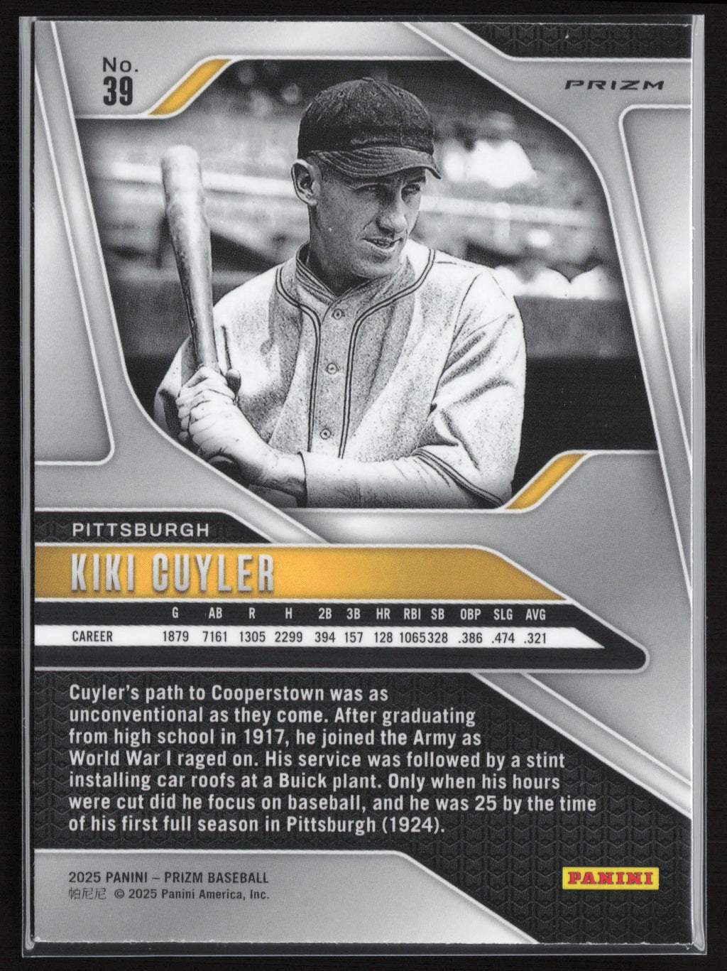 2025 Panini Prizm #39 Kiki Cuyler Green Ice Prizms