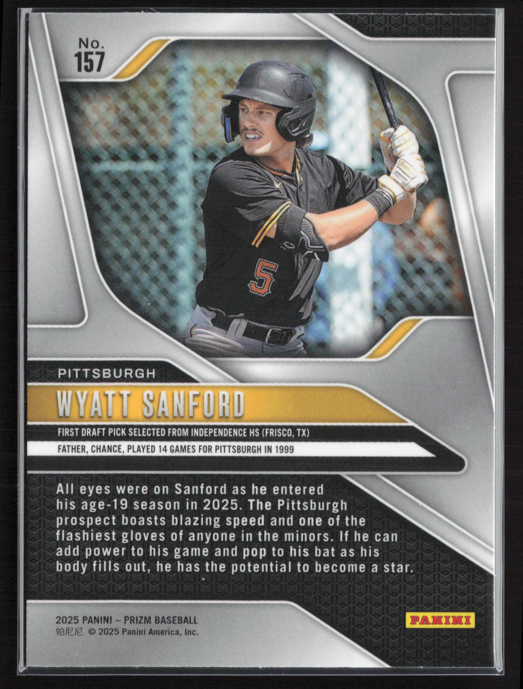 2025 Panini Prizm #157 Wyatt Sanford