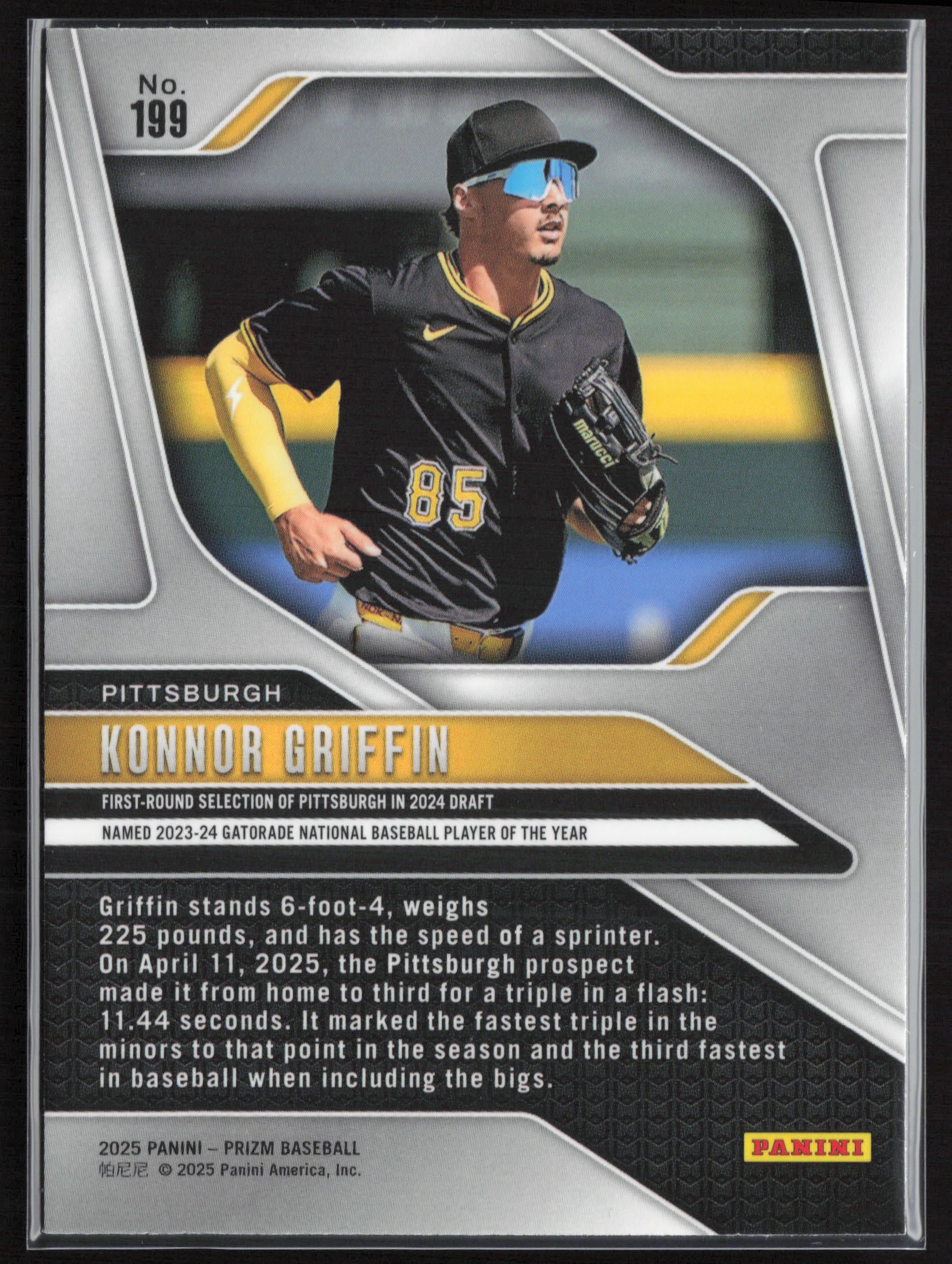 2025 Panini Prizm #199 Konnor Griffin
