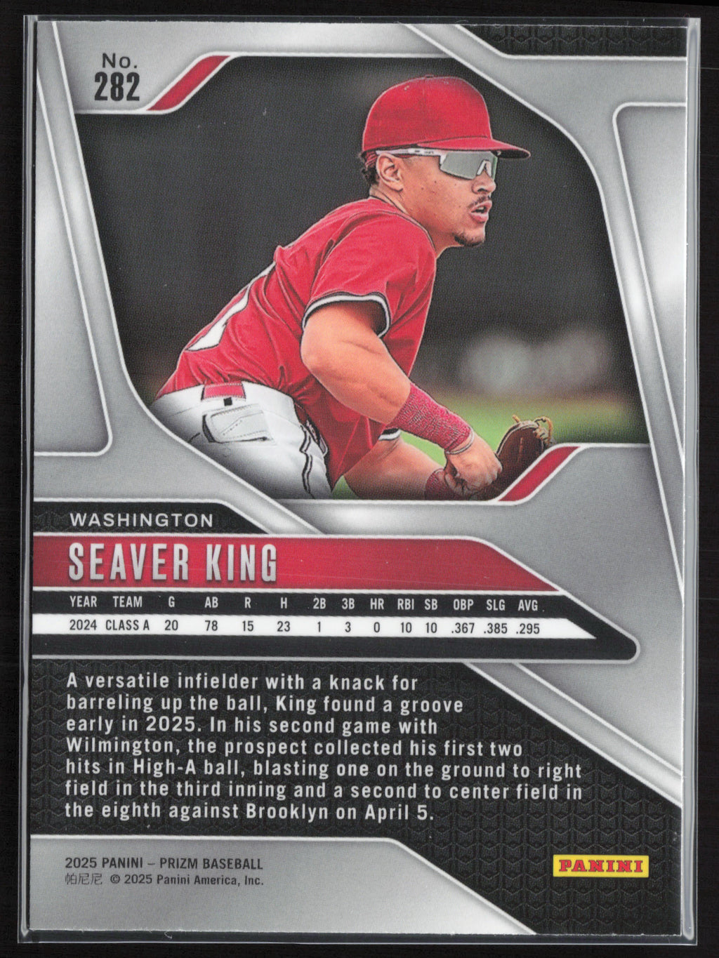 2025 Panini Prizm #282 Seaver King