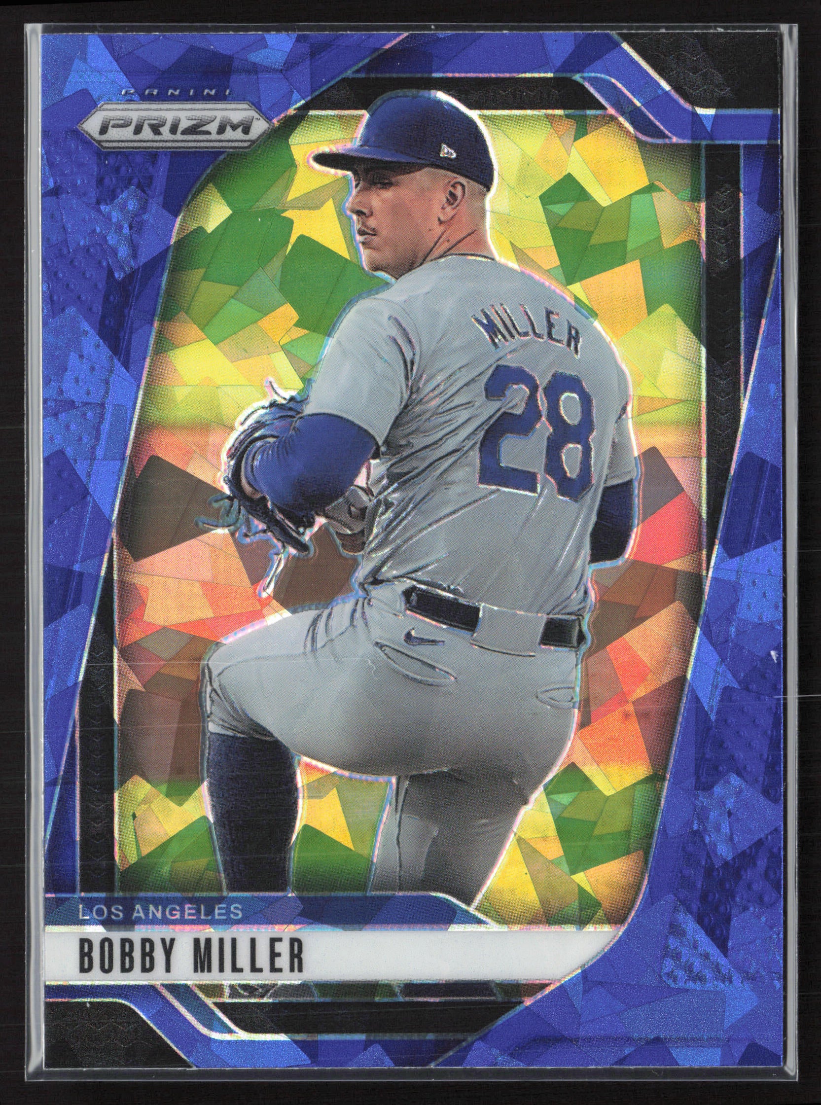 2025 Panini Prizm #84 Bobby Miller Blue Ice Prizms