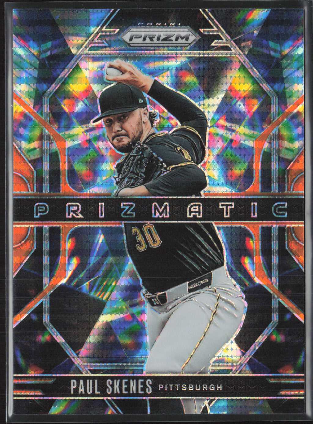 2025 Panini Prizm #7 Paul Skenes Prizmatic Orange Prizms #/399